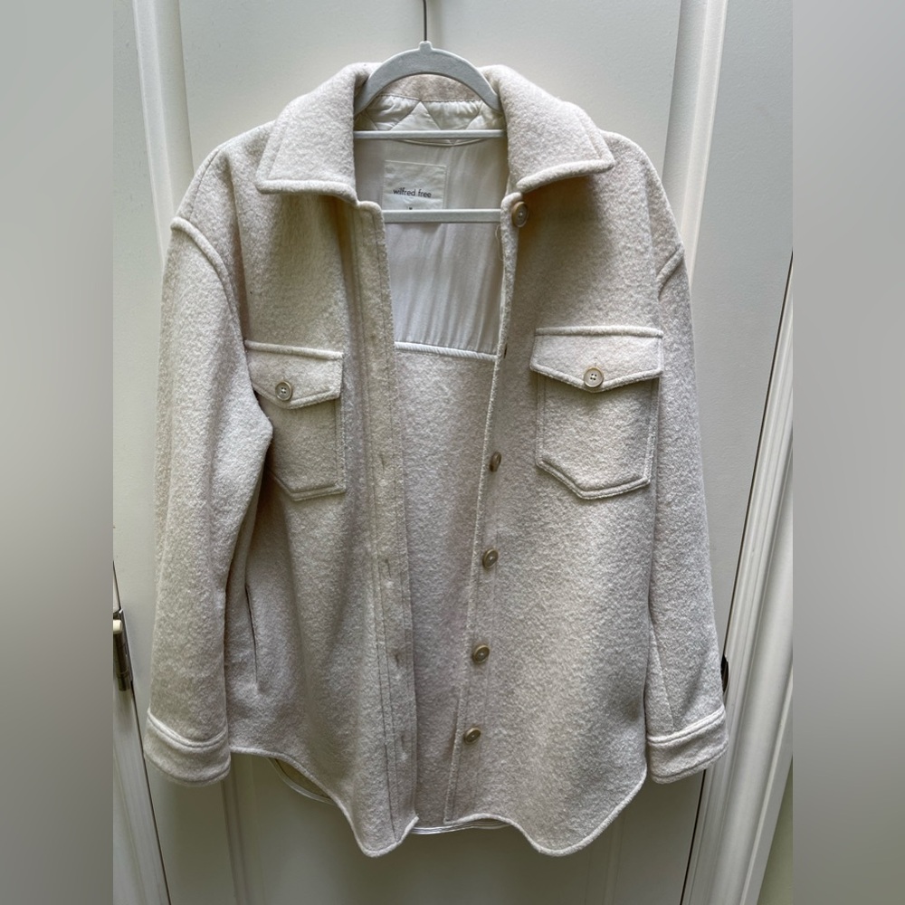 Classic shirt jacket from Aritiza